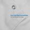 Elle Décor White Soft Touch Waterproof Fabric Shower Curtain Liner